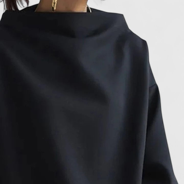 Britney | High-Neck Relaxed Fit Top