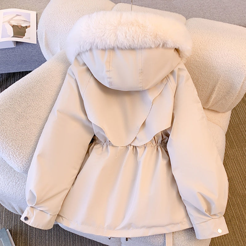 Raine | Faux Fur Hooded Padded Parka, Sherpa Lined