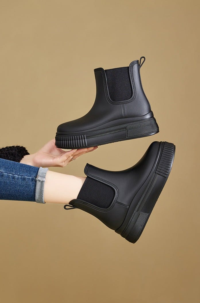Sylvie | Waterproof Chelsea Platform Ankle Snow Boots