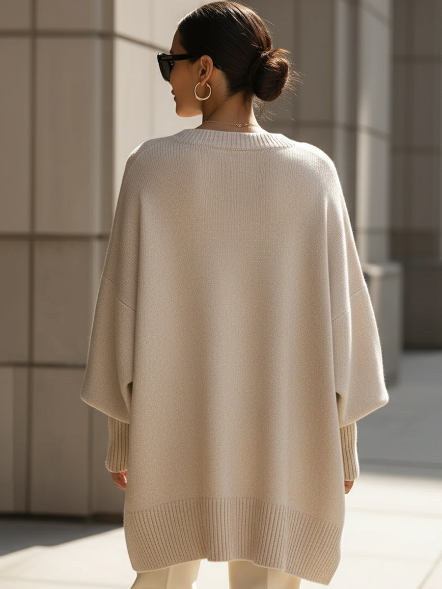 Rosalind | Cosy Oversized Batwing Knitted Winter Jumper