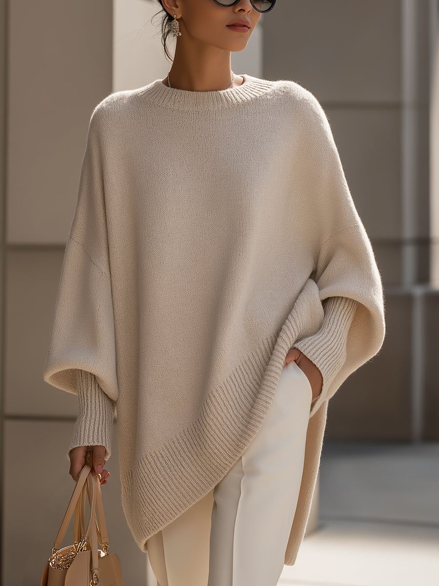 Rosalind | Cosy Oversized Batwing Knitted Winter Jumper