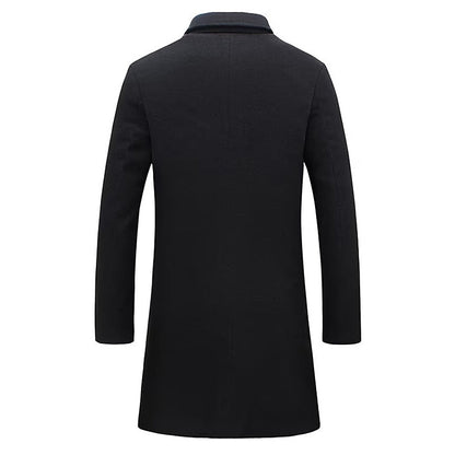 Tobias | Wool Blend Tailored Blazer Jacket with Gold Buttons