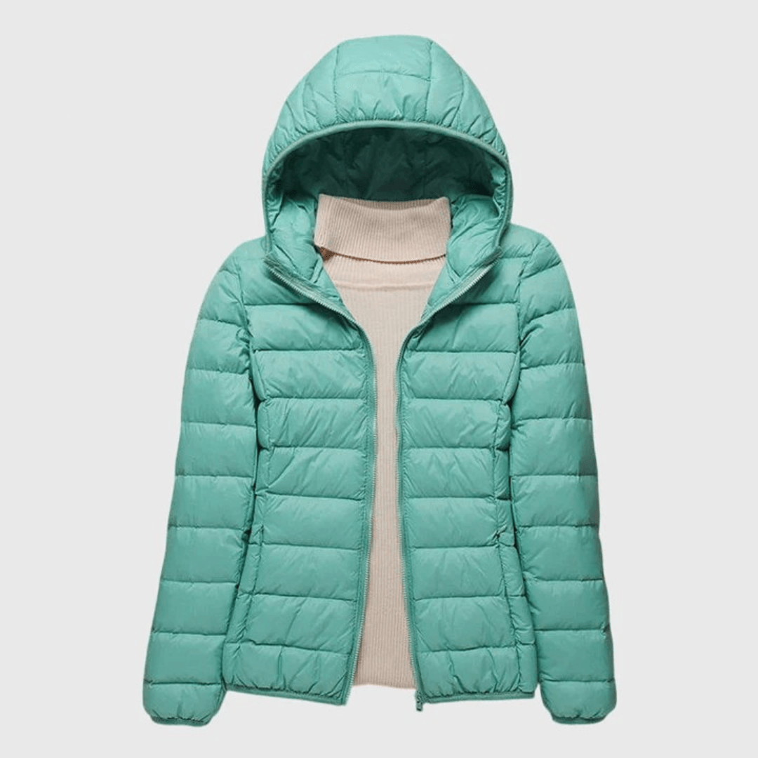 Aster | Ultra-Light Quilted Hooded Packable Puffer Jacket