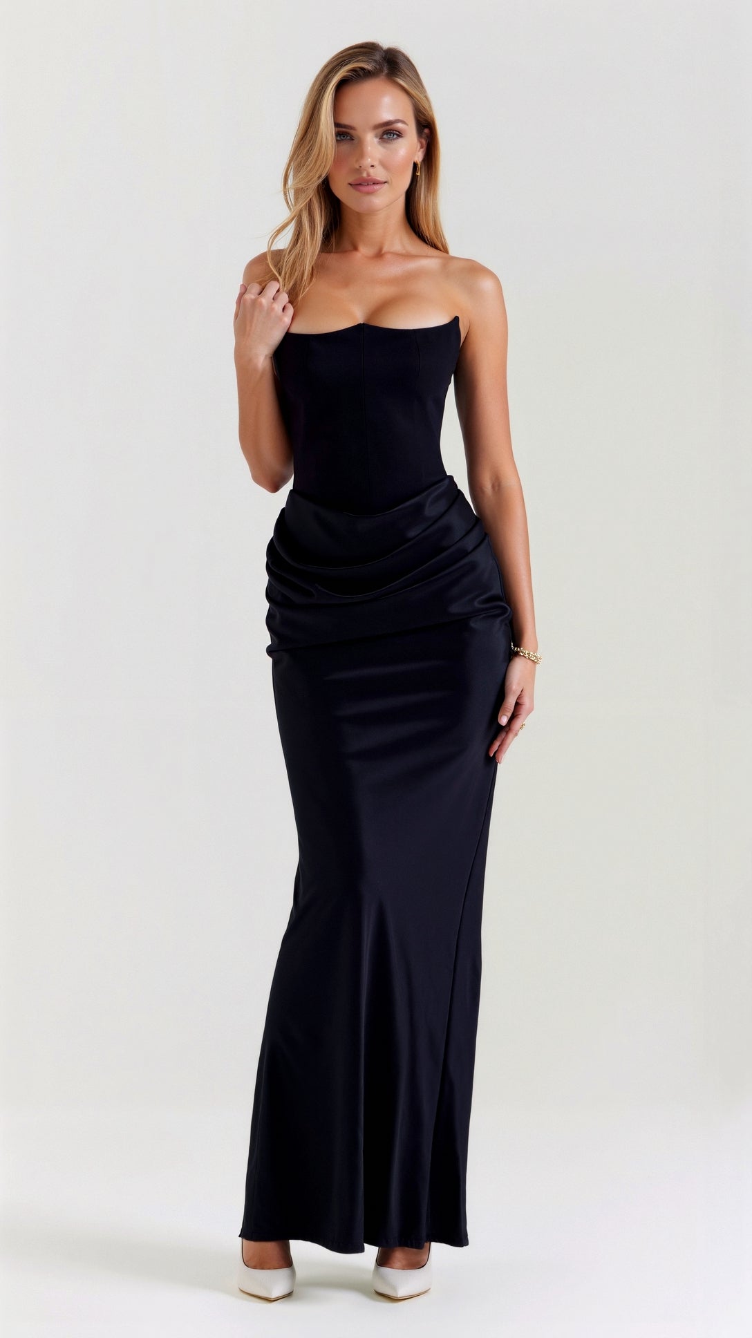 Harriet | Women's Column Maxi Wedding Guest Dress