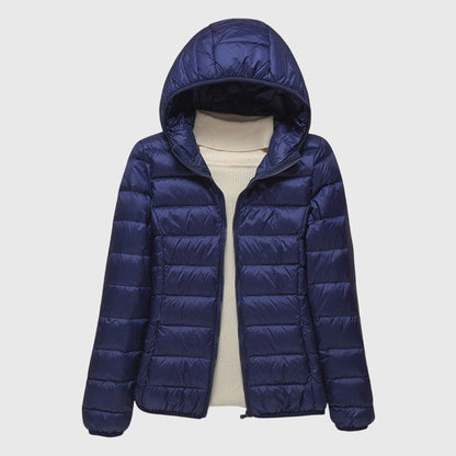 Aster | Ultra-Light Quilted Hooded Packable Puffer Jacket