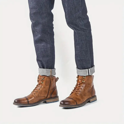 Clement | Handcrafted Leather Lace-Up Oxford Boots