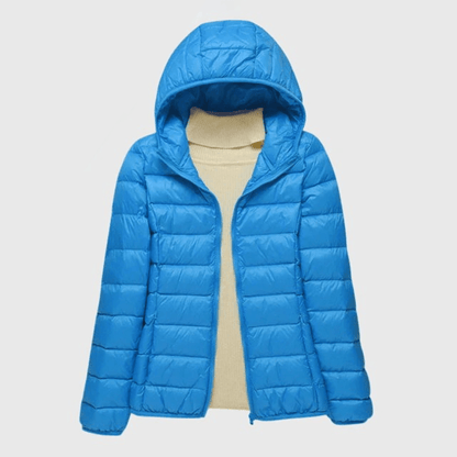Aster | Ultra-Light Quilted Hooded Packable Puffer Jacket