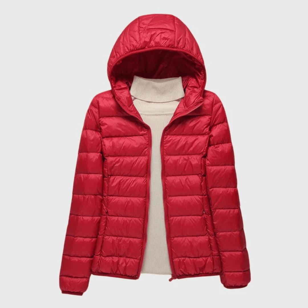 Aster | Ultra-Light Quilted Hooded Packable Puffer Jacket