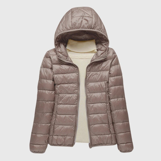 Aster | Ultra-Light Quilted Hooded Packable Puffer Jacket