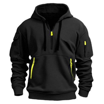 Dominic | Zip-Up Hooded Jacket with Secure Pockets