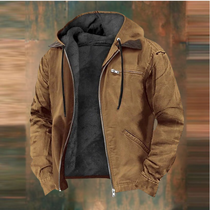 Emrys | Elegant Autumn Coat with Detachable Collar