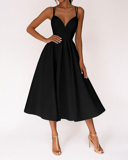 Phoebe | Women's Strappy Midi Wedding Guest Dress
