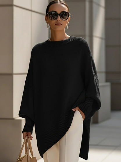 Rosalind | Cosy Oversized Batwing Knitted Winter Jumper