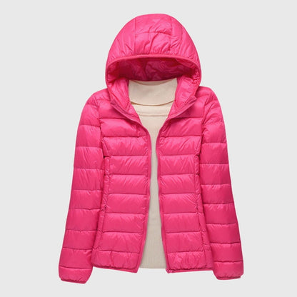 Aster | Ultra-Light Quilted Hooded Packable Puffer Jacket