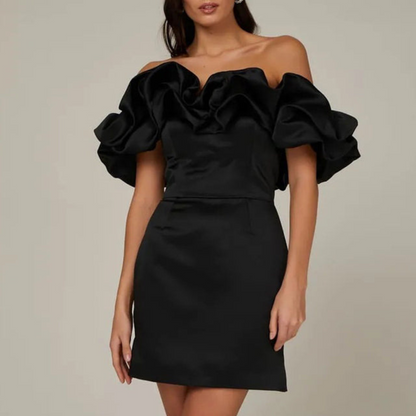 Josephine | Women's Ruffle Mini Wedding Guest Dress