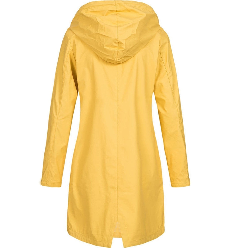 Juniper | Waterproof Hooded Longline Rain Jacket