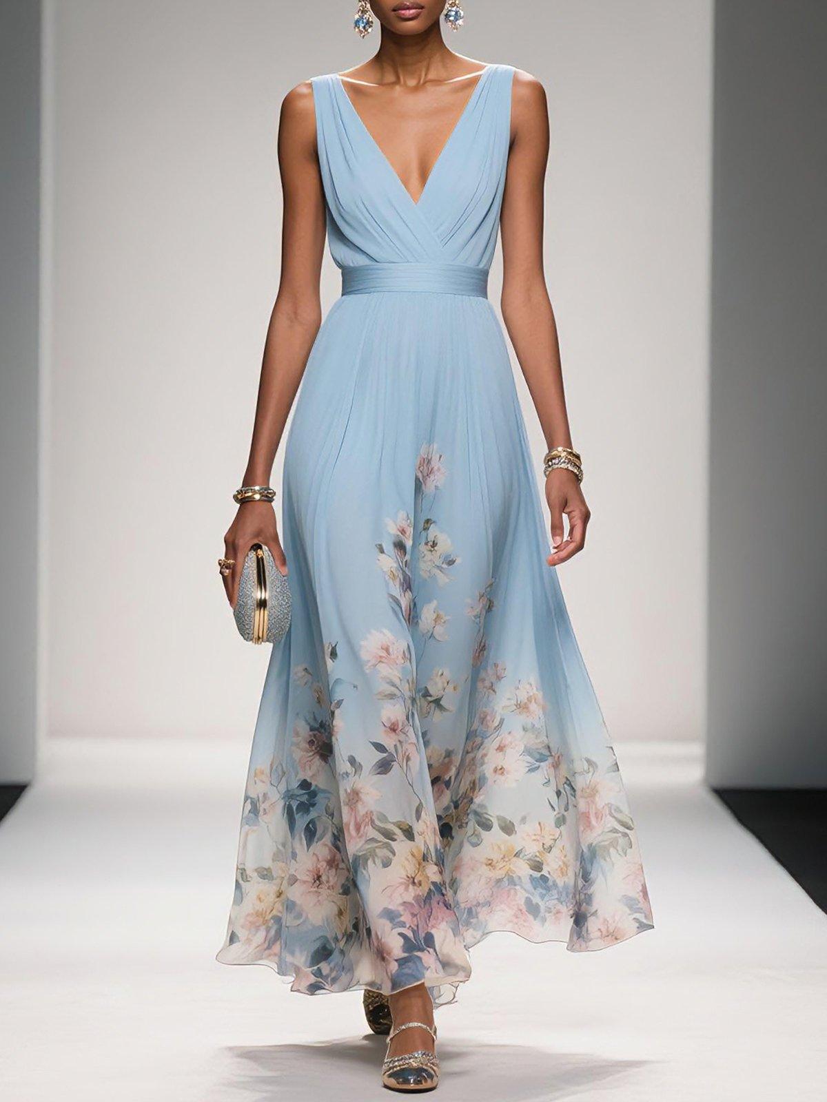 Freya | Women's Floral Print Wedding Guest Dress