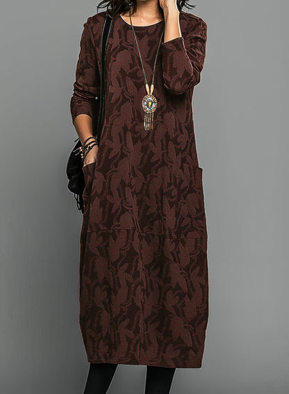 Beatrice | Women's Printed Midi Wedding Guest Dress