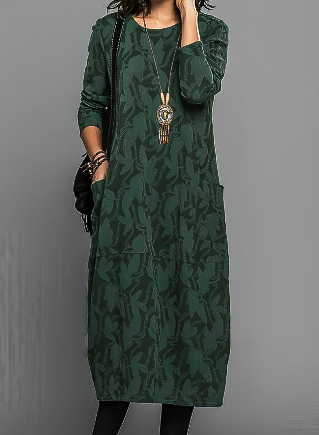 Beatrice | Women's Printed Midi Wedding Guest Dress