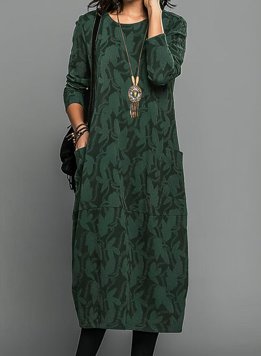Beatrice | Women's Printed Midi Wedding Guest Dress