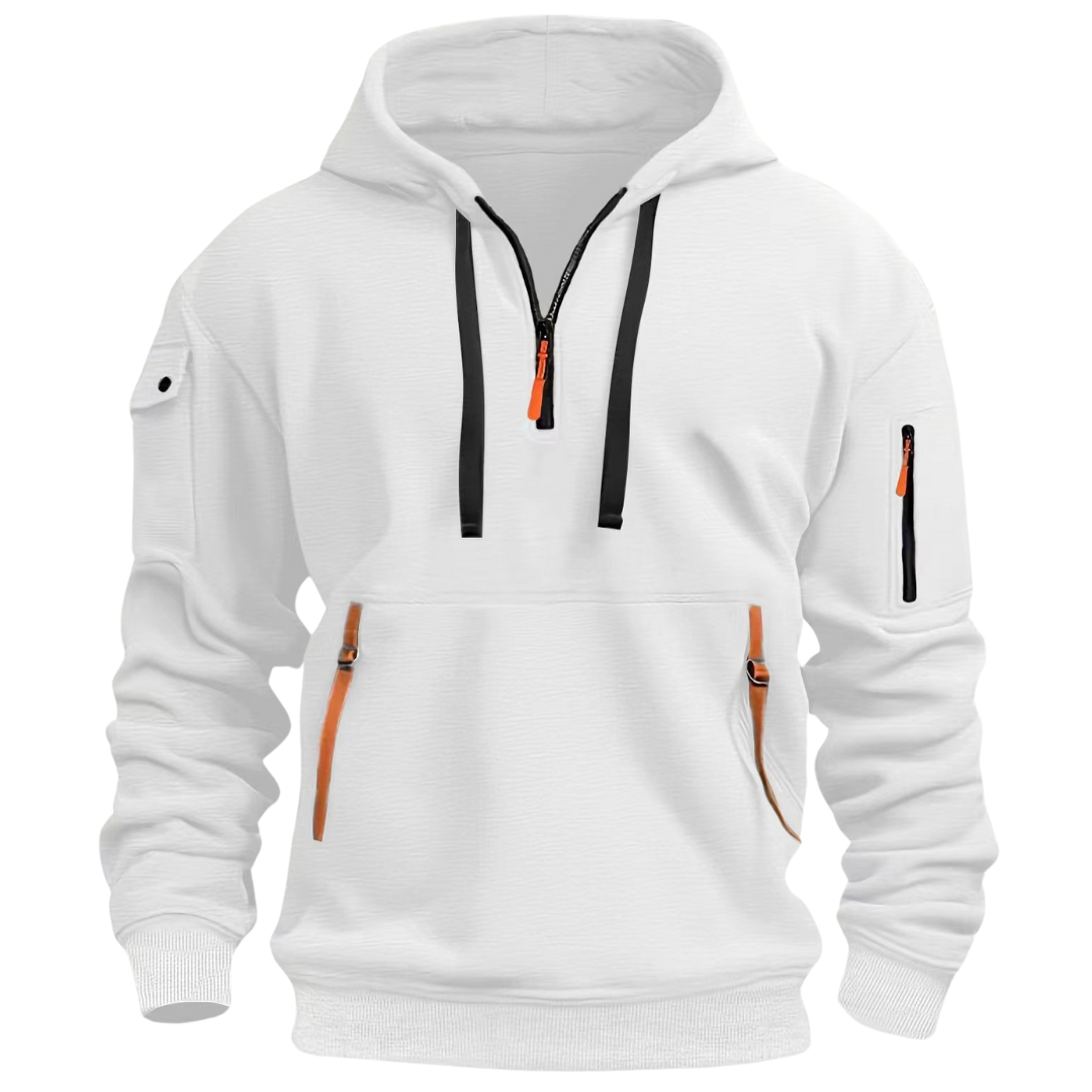 Dominic | Zip-Up Hooded Jacket with Secure Pockets