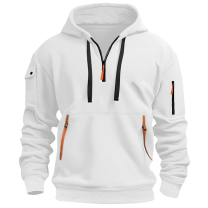 Dominic | Zip-Up Hooded Jacket with Secure Pockets