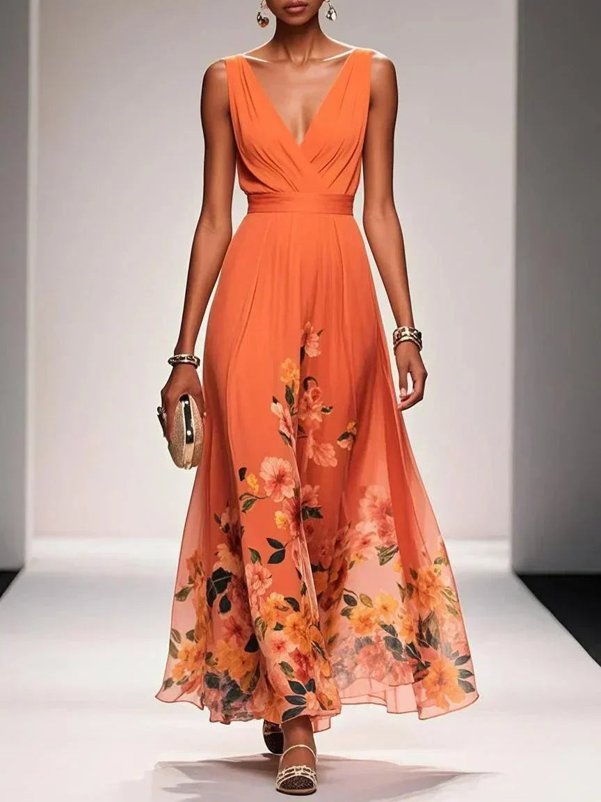Freya | Women's Floral Print Wedding Guest Dress