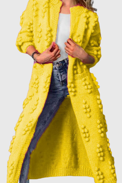 Anzherrah | Pocketed Casual Fit Winter Cardigan