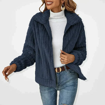 Meli | Cosy Sherpa Fleece Zip Up Winter Jacket