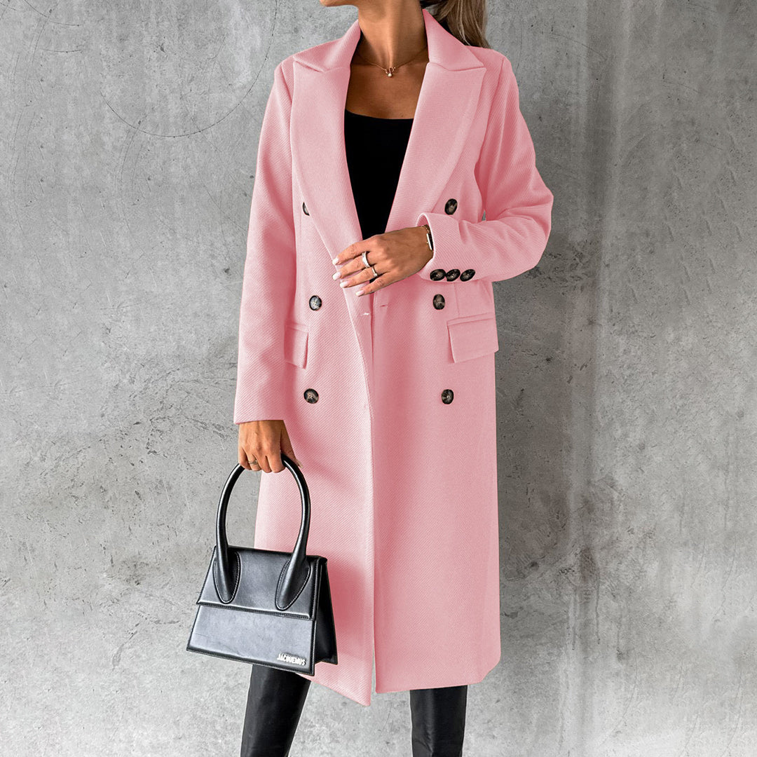 Margaux | Double-Breasted Longline Winter Coat
