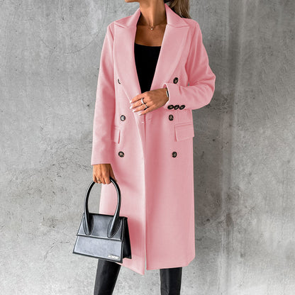 Margaux | Double-Breasted Longline Winter Coat