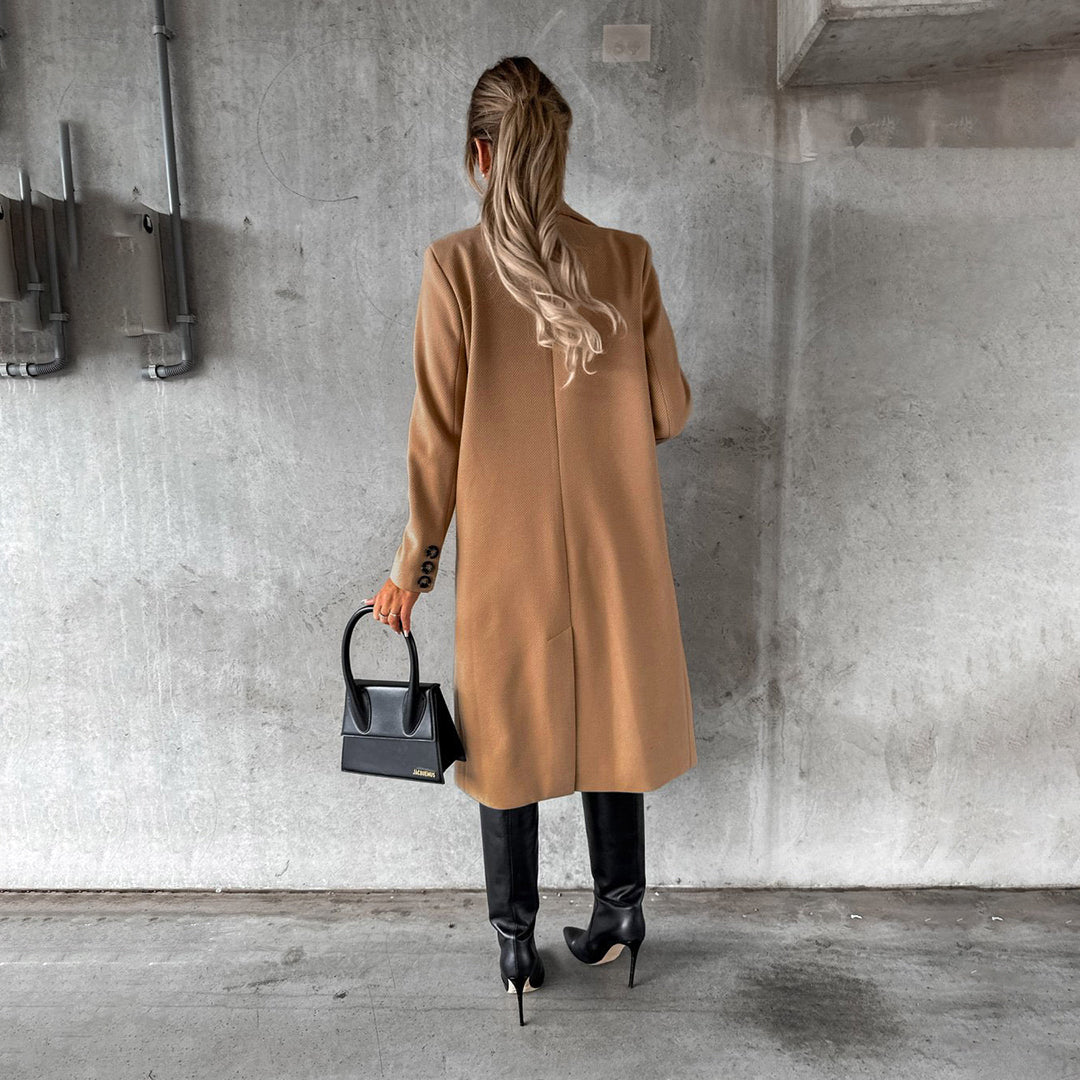 Margaux | Double-Breasted Longline Winter Coat