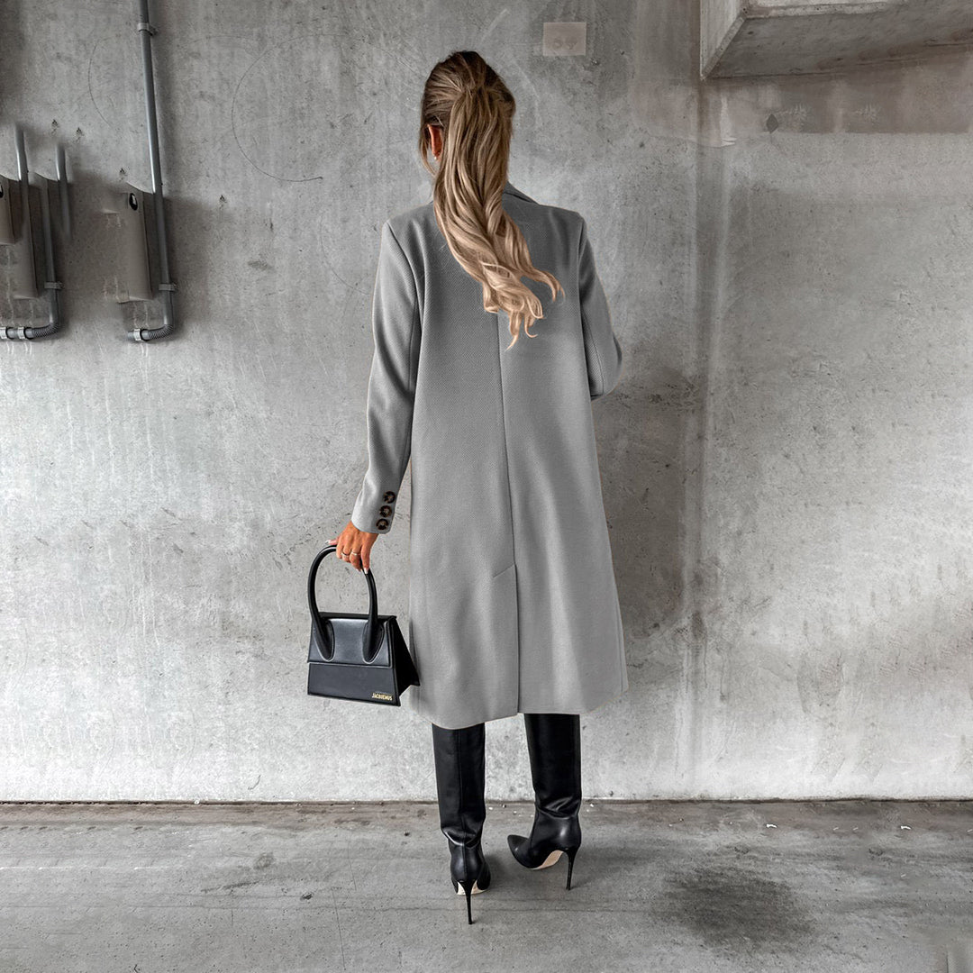 Margaux | Double-Breasted Longline Winter Coat