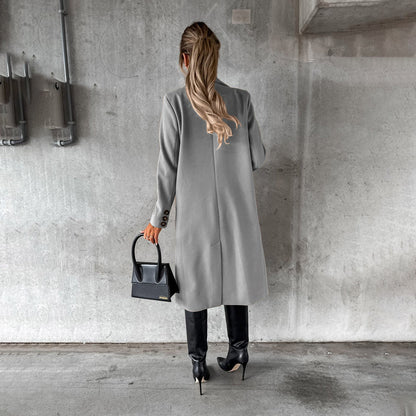 Margaux | Double-Breasted Longline Winter Coat