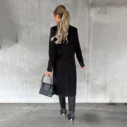 Margaux | Double-Breasted Longline Winter Coat