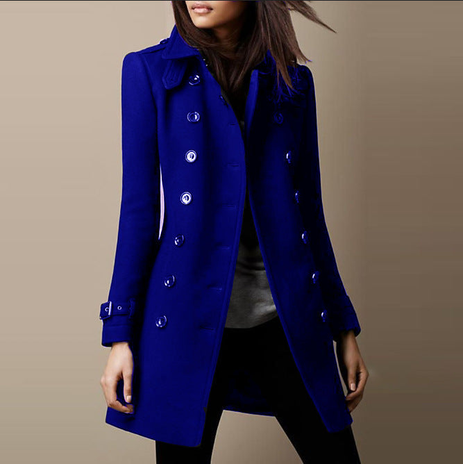 Cosima | Tailored Double-Breasted Military Trench Coat