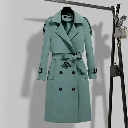 Annabel | Double-Breasted Belted Trench Coat