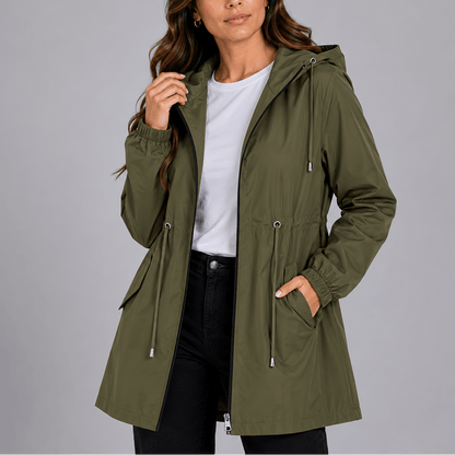 Alder | Winter Lightweight Waterproof Hooded Raincoat
