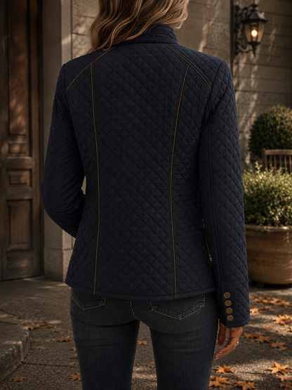 Millie | Warm Waterproof Fitted Quilted Puffer Jacket