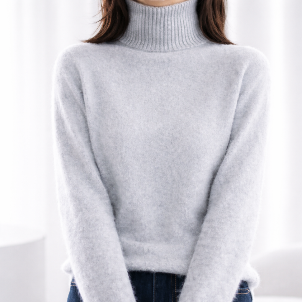 Linda | Turtleneck Ribbed Winter Jumper