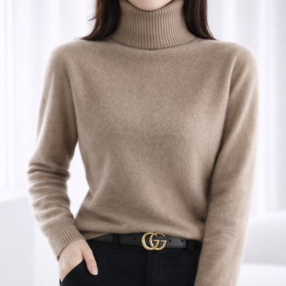 Linda | Turtleneck Ribbed Winter Jumper