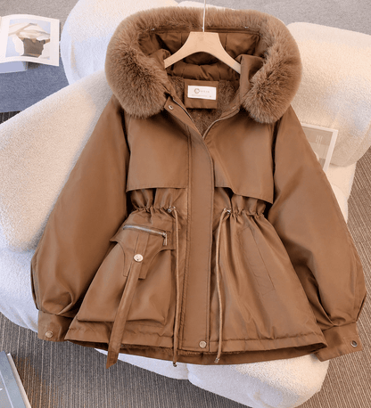 Raine | Faux Fur Hooded Padded Parka, Sherpa Lined