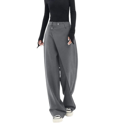 Eleanor | Chic Wide Leg Wrap Waist Trousers