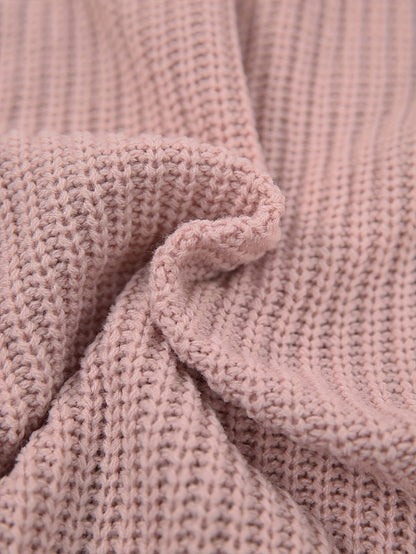 Nanette | Oversized Ribbed Turtleneck Knit Jumper Dress