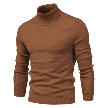 Leopold | Fitted Roll Neck Knit Jumper
