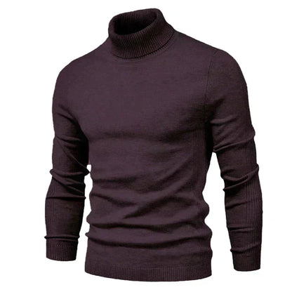 Leopold | Fitted Roll Neck Knit Jumper
