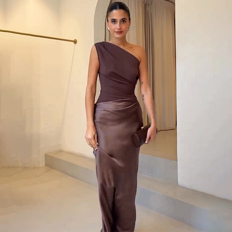 Margot | Women's One-Shoulder Evening Wedding Guest Dress