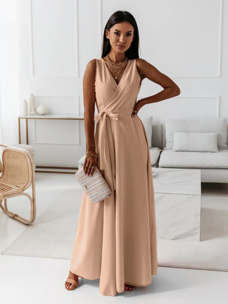 Poppy | Women's Elegant Wrap Maxi Wedding Guest Dress