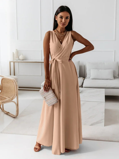 Poppy | Women's Elegant Wrap Maxi Wedding Guest Dress