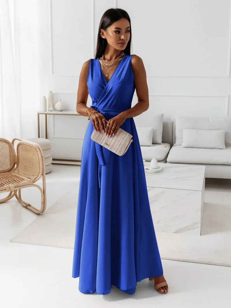 Poppy | Women's Elegant Wrap Maxi Wedding Guest Dress
